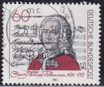 Stamps Germany -  Georg Philipp Felemann