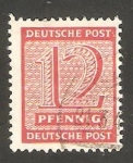 Stamps Germany -  13 - Cifra y nombre