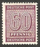Stamps Germany -  Cifra y nombre