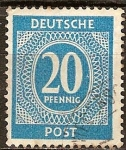 Stamps Germany -  Numeral.