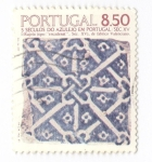 Sellos del Mundo : Europa : Portugal : Cinco siglos de azulejos en Portugal. Rajola tipo encadenada