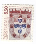 Stamps Portugal -  Cinco siglos de azulejos en Portugal. Paño Escudo de armas