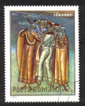 Stamps Romania -  Frescos de monasterios Rumanos