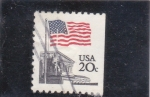Stamps United States -  Bandera estadounidense