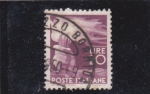 Stamps Italy -  Antorcha en mano