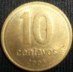 monedas de America - Argentina -  2004 (Reverso)