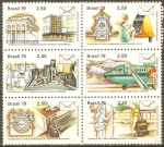 Stamps Brazil -  10 AÑOS  DE  LA  NUEVA  OFICINA  POSTAL  Y  TELEGRÀFICA.