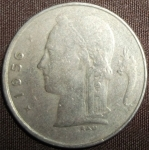 monedas de Europa - B�lgica -  1956 (Anverso)