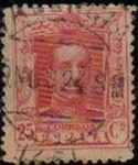 Stamps Spain -  ESPAÑA 1922 317 Sello Alfonso XIII 25c. Tipo Vaquer Usado nº control al dorso