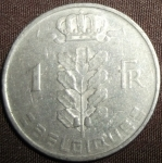 monedas de Europa - B�lgica -  1966 (Reverso)