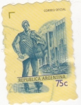 Sellos de America - Argentina -  cartero