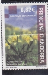 Stamps Andorra -  flors a incles patrimoni natural
