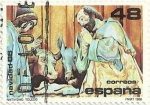 Stamps Spain -  NAVIDAD 1986. LA NATIVIDAD, RETABLO MAYOR CATEDRAL DE TOLEDO. EDIFIL 2868