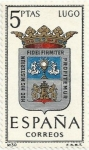 Stamps Spain -  ESCUDOS DE CAPITALES DE PROVINCIA. III GRUPO. Nº30 LUGO. EDIFIL 1556