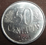 monedas de America - Brasil -  1994 (Reverso)