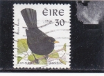 Sellos de Europa - Irlanda -  ave- Backbird
