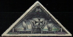 Stamps Spain -  ESPAÑA 1930 543 Sello Nuevo Descubrimiento de América Correo Aereo Las 3 Carabelas