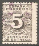 Stamps Spain -  592 - Derecho de entrega