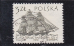 Sellos de Europa - Polonia -  velero