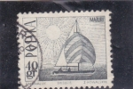 Stamps Poland -  velero de competición