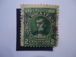 Sellos de America - Costa Rica -  Juan Mora Fernández (1784-1854) - UPU 1909