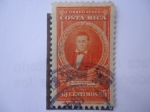 Stamps Costa Rica -  Juan Rafael Mora