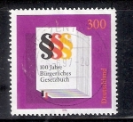 Stamps : Europe : Germany :  100 años del Código de Derecho Civil