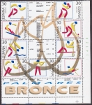 Stamps Spain -  Deportes olímpicos de Bronce