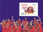 Sellos de Europa - Espa�a -  HB - Campeones del mundo de Baloncesto