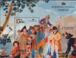 Stamps : Europe : Spain :  HB - Patrimonio Nacional. Tapices