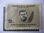 Stamps : America : El_Salvador :  John Fitzgerald Kennedy