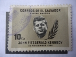 Sellos del Mundo : America : El_Salvador : John Fitzgerald Kennedy