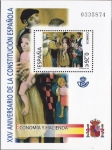 Stamps : Europe : Spain :  HB - XXV Aniversario de la Constitución Española