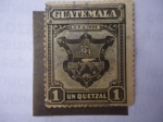Stamps : America : Guatemala :  U.P.U. 1926 - Escudo.