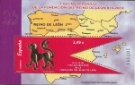 Stamps Spain -  HB - 1100 Aniversario de la Fundación del Reino de León 