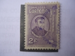 Stamps Guatemala -  Fray Payo Enríquez de Rivera.(1612-1685)