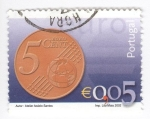 Stamps Portugal -  Moneda de 5 centimos