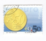 Sellos de Europa - Portugal -  Moneda de 50 centimos