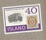 Stamps Iceland -  coche