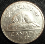 monedas de America - Canad� -  1969 (Reverso)