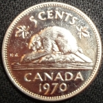 monedas de America - Canad� -  1970 (Reverso)