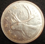 monedas de America - Canad� -  1970 (Reverso)