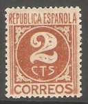 Stamps Spain -  731 - Cifra