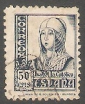 Stamps Spain -   825 - Isabel La Católica