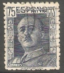 Stamps Spain -  999 - General Franco