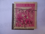 Stamps Chile -  Termas.