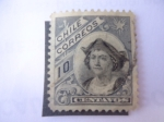 Stamps Chile -  Colón