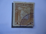Stamps : America : Bolivia :  Mapa de Bolivia.