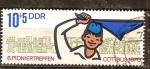 Stamps Germany -   6. pionero reunión Cottbus 1970 DDR.