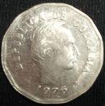 monedas de America - Colombia -  1976 (Anverso)